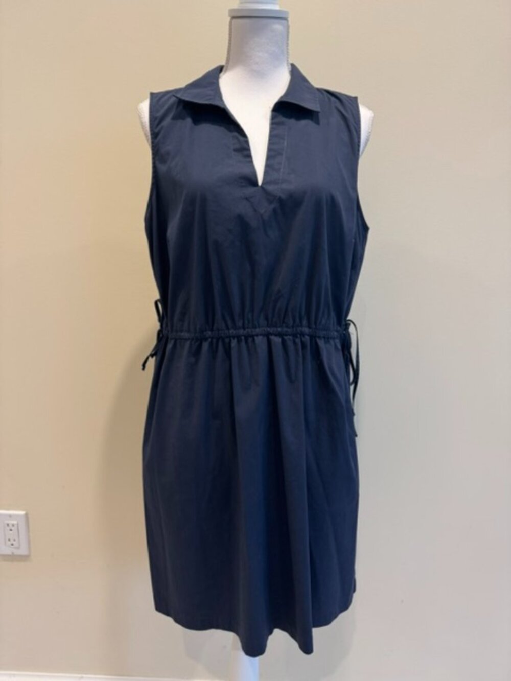 Modern Works Navy Sleeveless Dress Size L